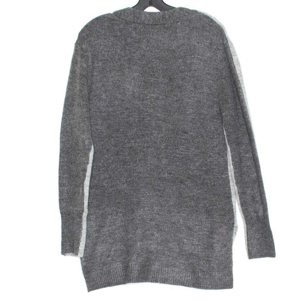 BB Dakota Oversized Grandpa Cardigan Sweater Gray Cottage Old Money Preppy Small - Picture 3 of 5